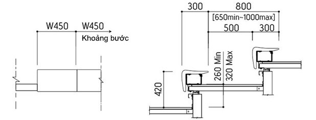 Bản vẽ chi tiết kích thước ghế xếp đa năng Kotobuki Sea SS-07